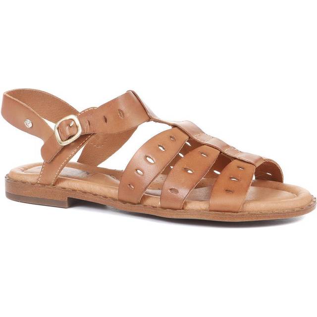Leather Gladiator Sandals - PIKO35501 / 322 083 - Dark Brown