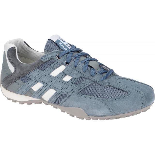 Geox U SNAKE K herr SNEAKERS, Röd grå, 44 EU