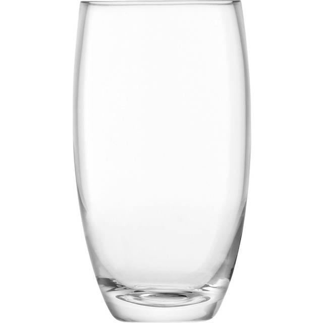LSA International Flower Barrel Vase, H20cm, Clear