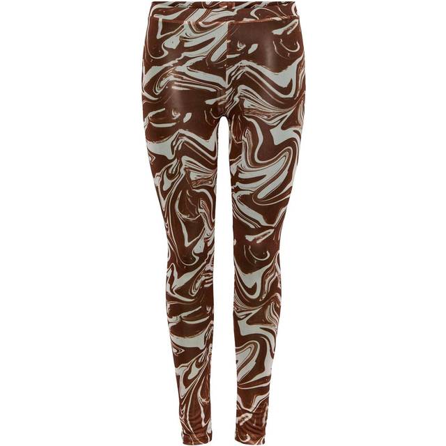 PIECES dame leggings PCSIMMO - mustang