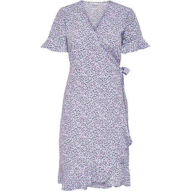 Women's dress Only Onlolivia Wrap Wvn Noos - Violet