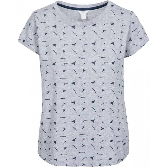 Trespass - Carolyn Short Sleeved Patterned T Shirt - Navy - Small