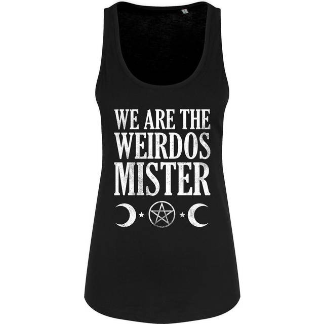 (Medium (UK 10-12), Black) Grindstore Womens/Ladies We Are The Weirdos Mister Floaty Tank