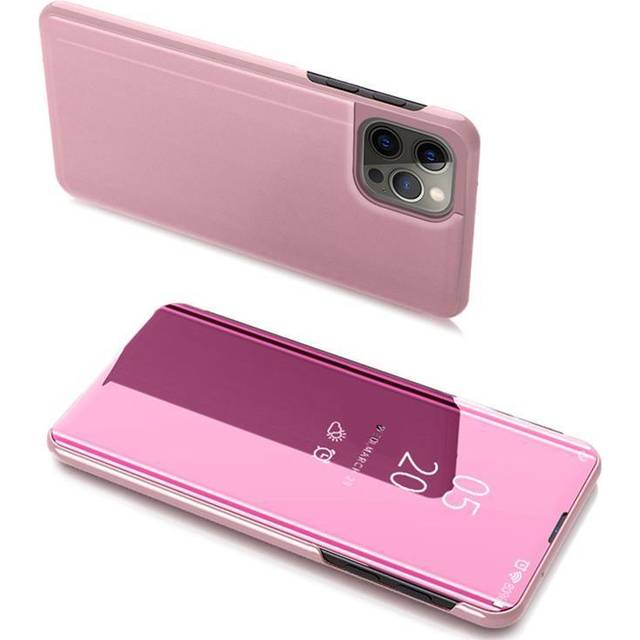 iPhone 13 Pro Max Fodral View Cover Rosa
