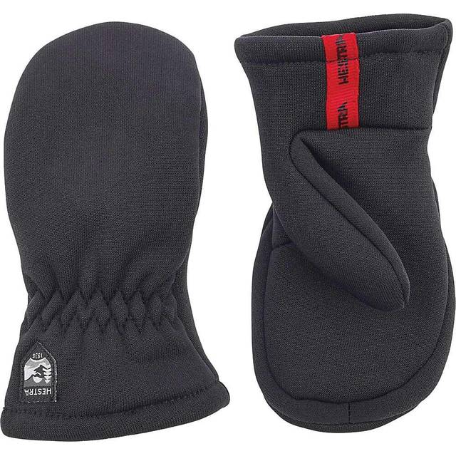 Hestra Kid's Fleece Liner Mitt Handskar Barn Storlek 3 Färg svart
