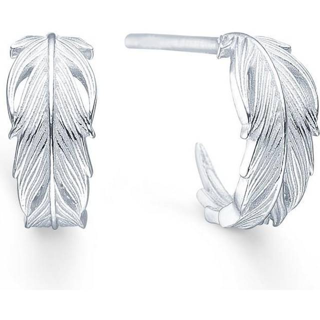 Id Fine Raven Mini Hoop Sterling Sølv Øreringe IDH007RH
