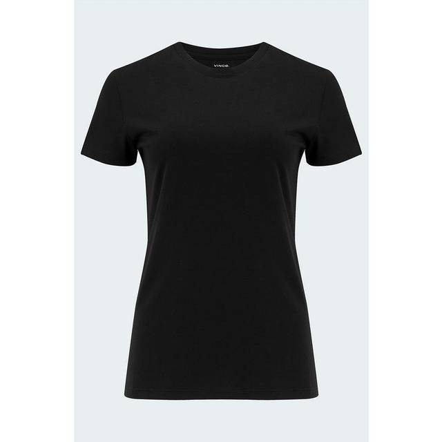 Essential Crewneck Pima Cotton Tee - OPTIC WHITE - Small