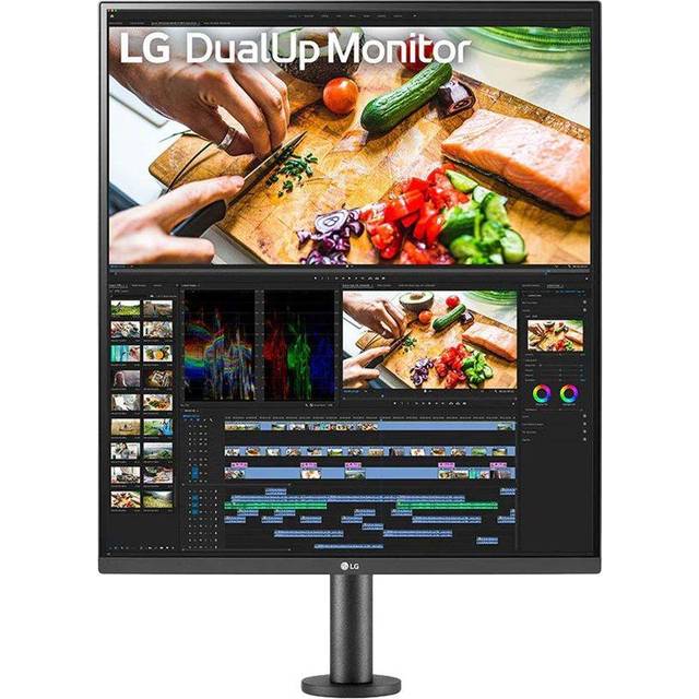 LG DualUp Ergo 28' Nano IPS Monitor (2560 x 2880) - HDR10, USB-C, Charcoal Gray