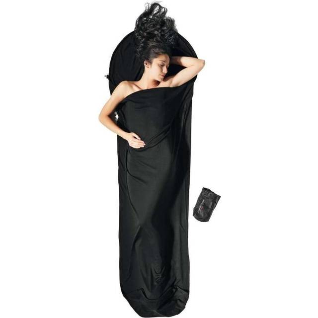 Cocoon Merinosovsäck Mummy Liner – merinoull, svart