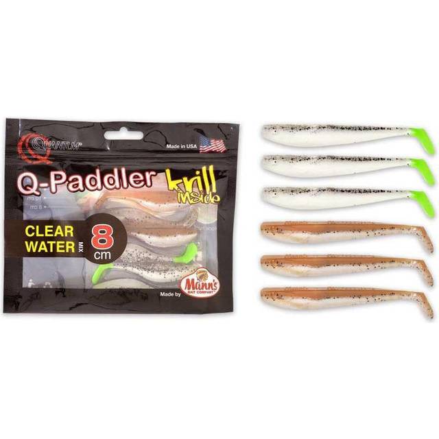Quantum Q-Paddler Power Packs Clear Water Mix Krill 8cm (6-pack) - 1