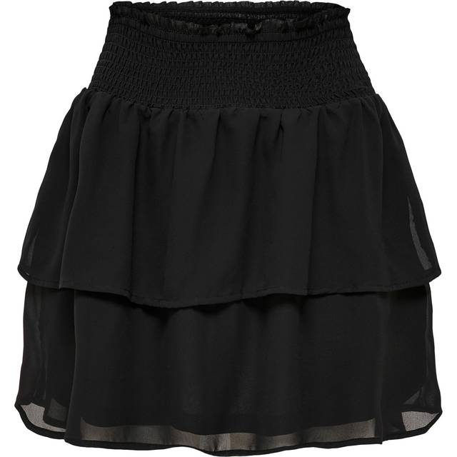 Women's smock skirt Only onlann star layered - Noir