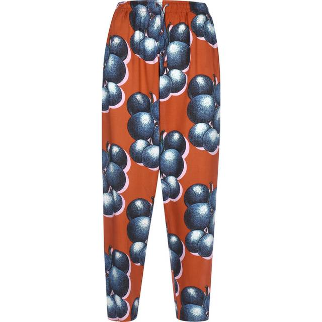 Obey, Straight Trousers, female, Multicolor, S, Multi-color Cotton Long Trousers