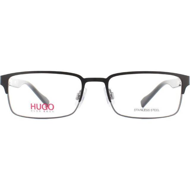 Hugo Boss Demo Rectangular Mens Eyeglasses HG 0136 0RZZ 53 - Grey (OS)