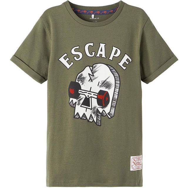 Child's T-shirt Name it Nkmkakika - Vert - 7/8 years