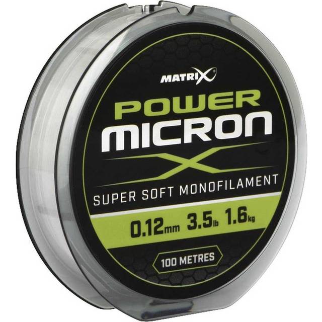 Matrix Power Micron X Monofilament 100m - 0.09mm - 2.0lb - 0.9kg - Clear
