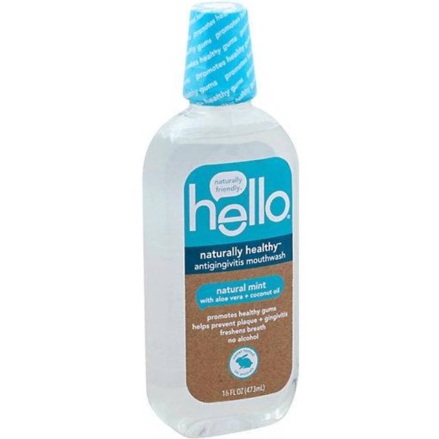 Hello, Peace Out, Plaque, Periodontal Disease Prevention/Periodontal Disease Prevention Mouthwash, Natural Mint, 16 fl oz (473 ml)