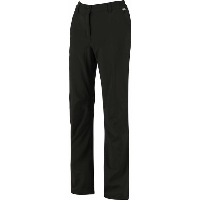 (14L, Black) Regatta Great Outdoors Womens/Ladies Fenton Softshell Walking Trousers