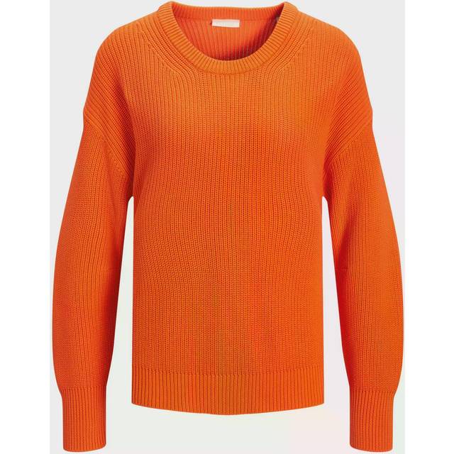 JJJXX Jxmila Ls Twist Crew Neck Knit Noos tröja dam, svart, M