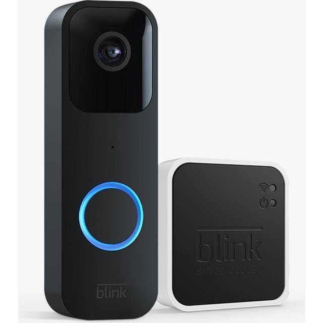 Blink Video Doorbell + Sync Module 2 | Two-way audio, HD video, motion and chime app alerts, easy setup, weather resistant and Alexa enabled â wired