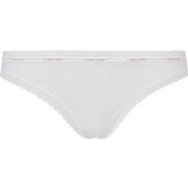 Calvin Klein Bottoms Up Thong - White - XL - 16