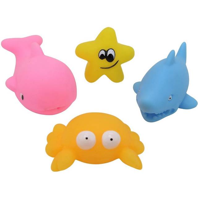 Rätt Start Badleksak Koralldjur 4-pack - Multifärgad