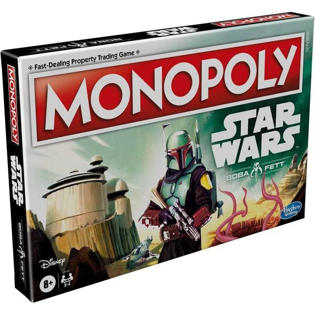 Hasbro Star Wars Board Game Monopoly Boba Fett Edition