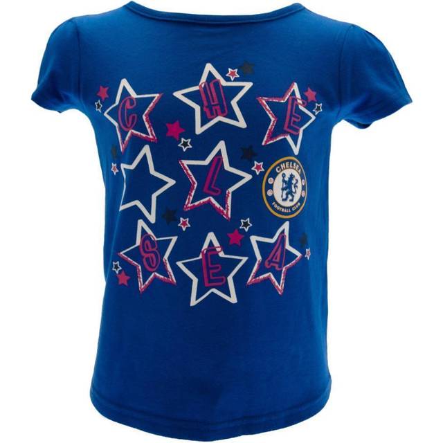 (6-9 Months, Blue) Chelsea FC Childrens/Kids Stars T-Shirt