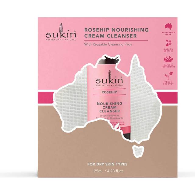 Sukin Rosehip Nourishing Cream Cleanser Set 125ml