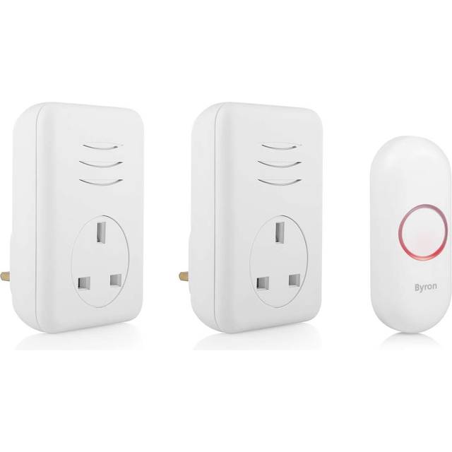 Byron DBY-22317UK White Wireless Doorbell Kit