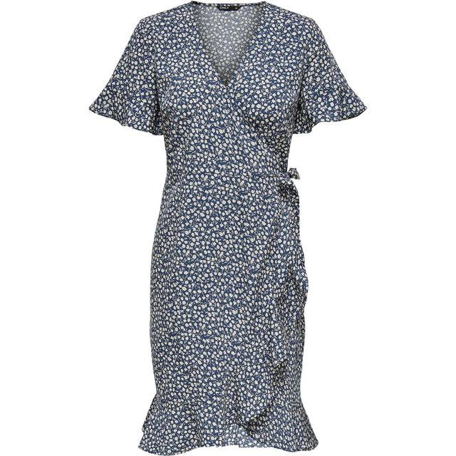 Only Olivia Wrap Short Dress - Mirage