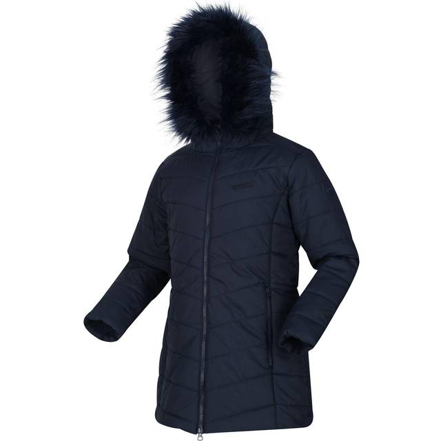 Regatta Girls Fabrizia Padded Warm Hooded Parka Jacket 3-4 Years - Chest 55-57cm (Height 98-104cm)