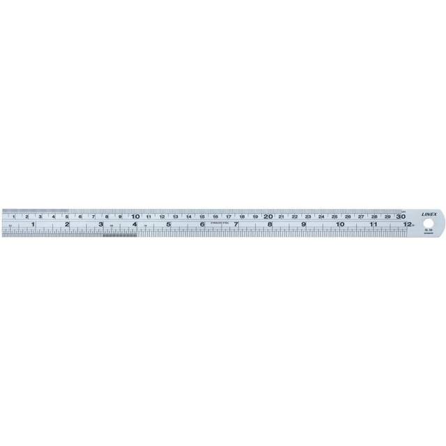 Linex Heavy Duty Ruler 30cm Stainless Steel LXESL30