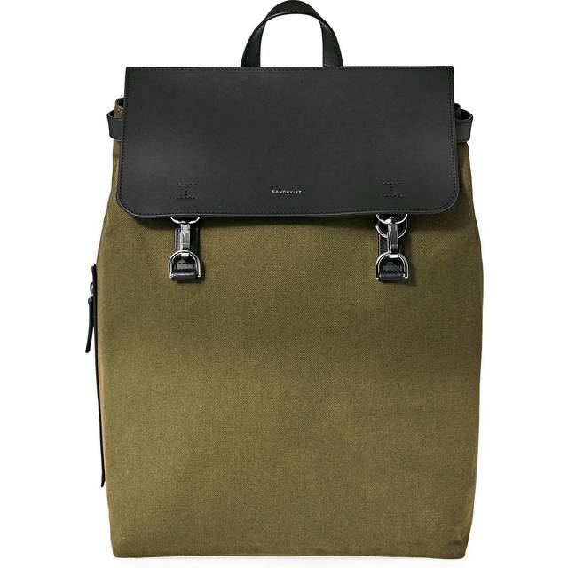 Sandqvist Hege Metal Hook ryggsäck - Olive