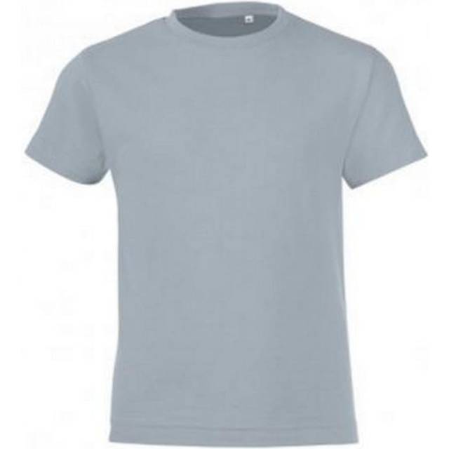 (2 Years, Heather Denim) SOLS Childrens/Kids Regent Short Sleeve Fitted T-Shirt