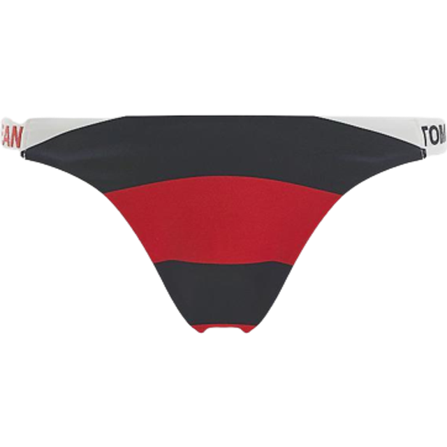 Tommy Hilfiger High Leg Cheeky bikinitrosa, blå, Storlek: XS, Kvinnor
