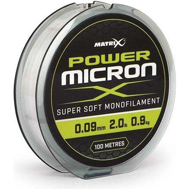 Matrix Power Micron X Monofilament 100m - 0.23mm - 9.5lb 100m - Clear