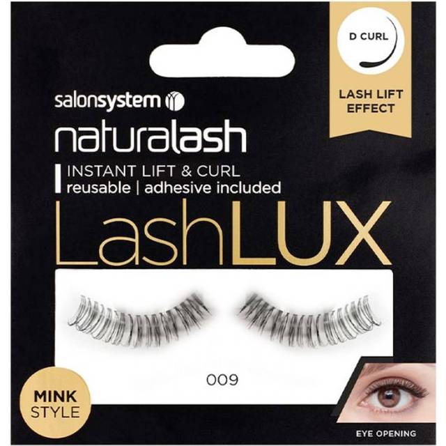 Salon System NaturaLASH - LashLux - Faux Mink Eyelashes - No 009 (Adhe