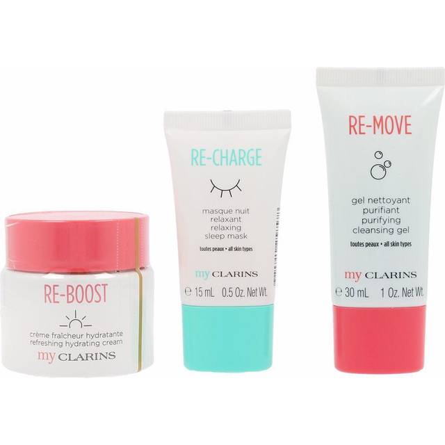 Clarins My Clarins 3 Piece Gift Set: Face Cream 50ml - Sleep Mask 15ml - Cleansing Gel 30ml