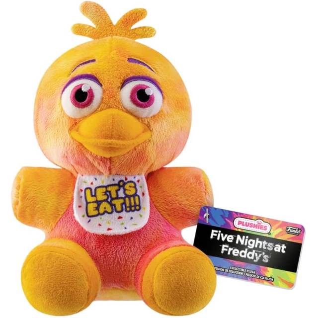 Plush: Five Nights At Freddy's (FNAF) TieDye - Chica the Chicken - Collectable Soft Toy - Birthday Gift Idea - Official Merchandise - Stuffed Plushie
