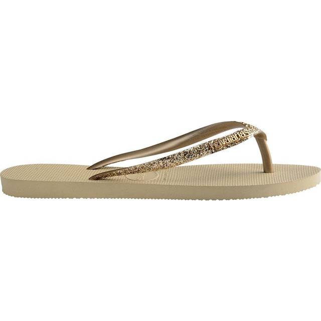 Havaianas Slim Glitter II - Flip-flops - Dam Sand / Golden Light Metalico 35 - 36