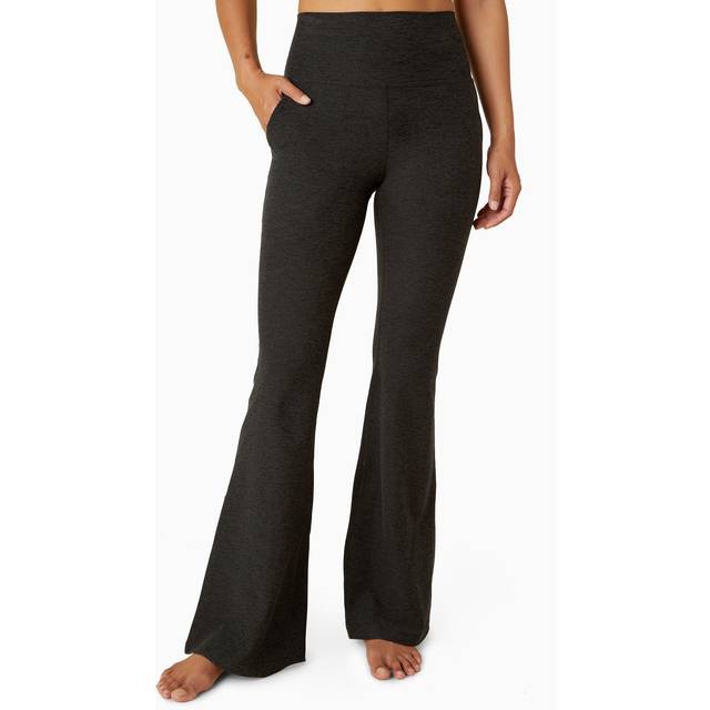 Beyond Yoga Spacedye All Day Flare High Waisted Pant in Darkest Night - Black. Size XS (also in ). (XS)