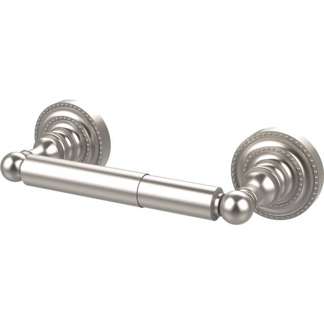 Allied Brass DT-24-SN Dottingham Collection 2 Post Tissue Toilet Paper Holder, Satin Nickel