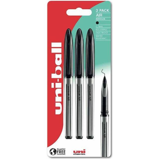 uni-ball Air UBA-188L Rollerball Pen 0.4 mm Black Pack of 3