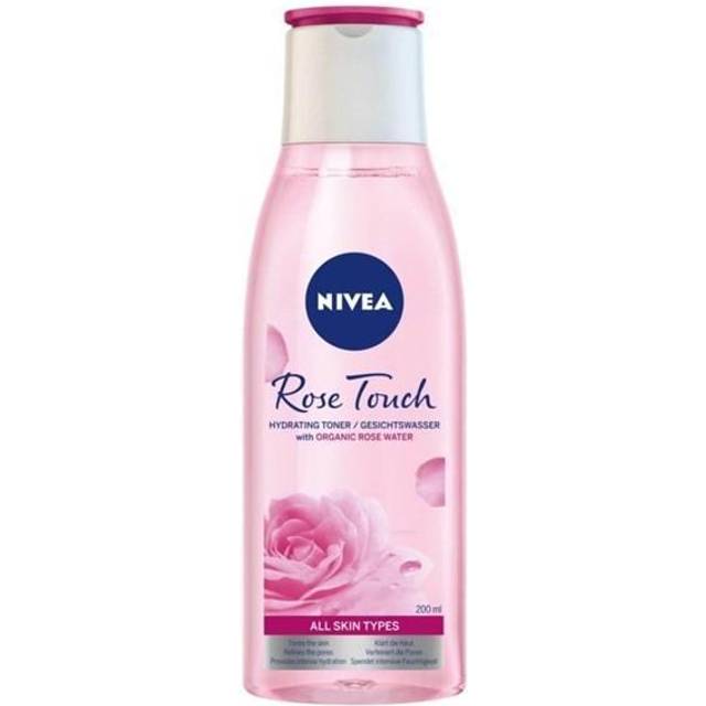 NIVEA Rose Touch Fuktgivande tonik för ansiktet med organiskt rosenvatten 200 ml