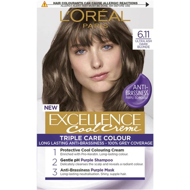 Excellence Crème Cool 6.11 Ultra Ash Dark Blonde Hair Dye
