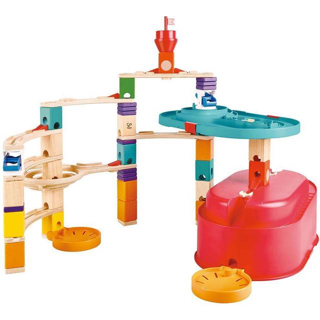 Hape Quadrilla Stack Track Bucket Set, Multi