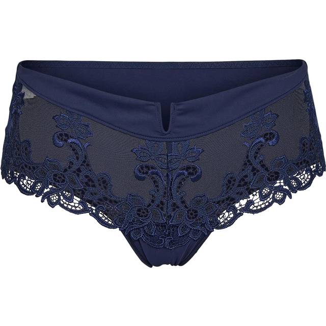 Simone Perele Womens 739 Peau Rosee Karma Scallop-trim Mid-rise Stretch-lace Briefs 2