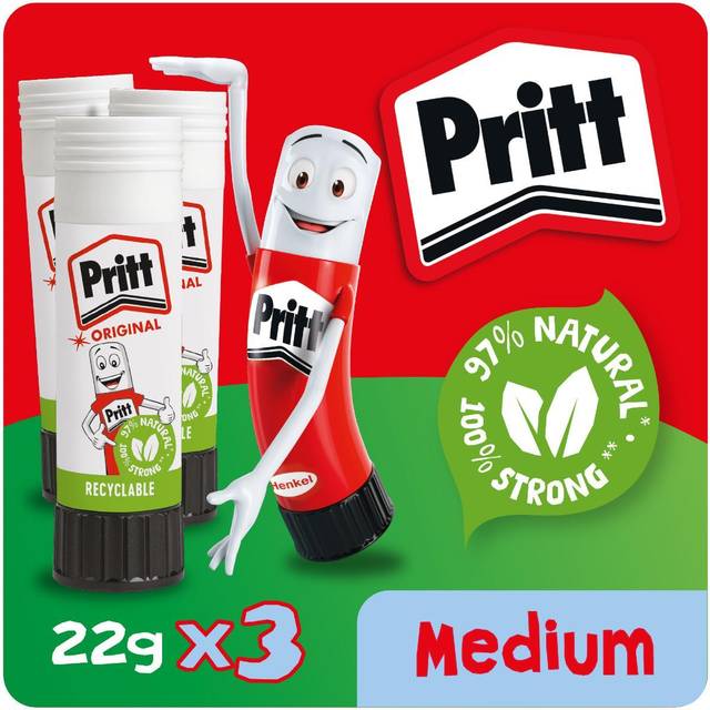 Pritt Stick Pritt Original Glue Stick 3x22g