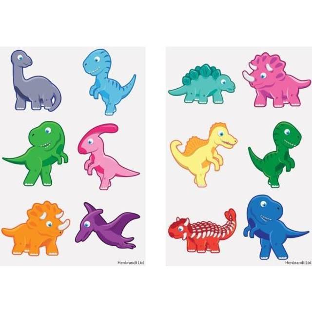 Dinosaur temporary tattoos boys childrens kids party bag fillers choose qty