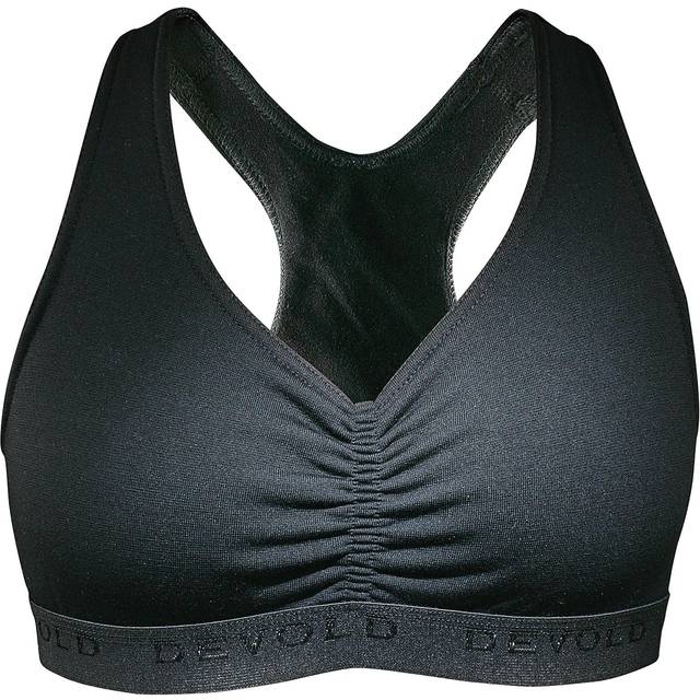 Devold - Wool Fleece Woman Bra - Sports bra size XS, black